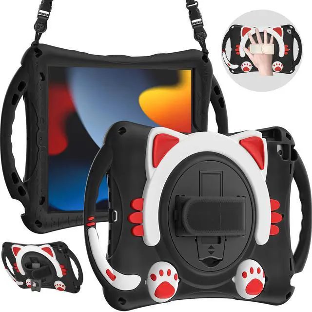 iPad Case 2021 2020 2019, Shockproof Protective Cover with