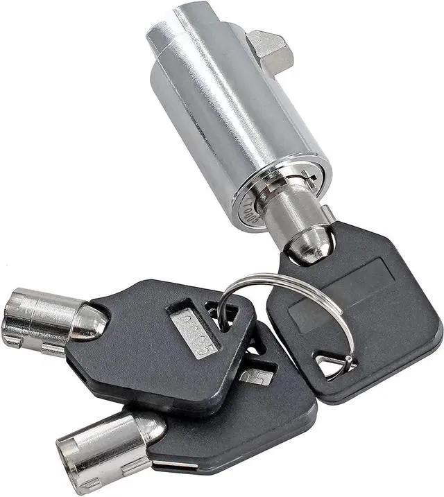 Alt view image 3 of 7 - 2Pcs Vending Machine Lock Keyed Alike Coke Machine Lock Snack Machine Lock Candy Machine Lock Soda Machine Lock, 6Pcs Keys
