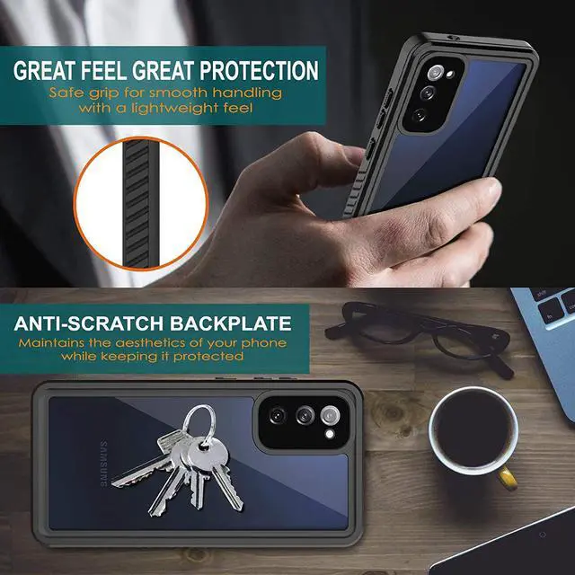 Alt view image 5 of 7 - Samsung Galaxy S20 FE 5G Case Waterproof, Built in Screen Protector 360° Full Body Heavy Duty Protective Shockproof IP68 Underwater Case for Samsung Galaxy S20 FE 5G 6.5 inch