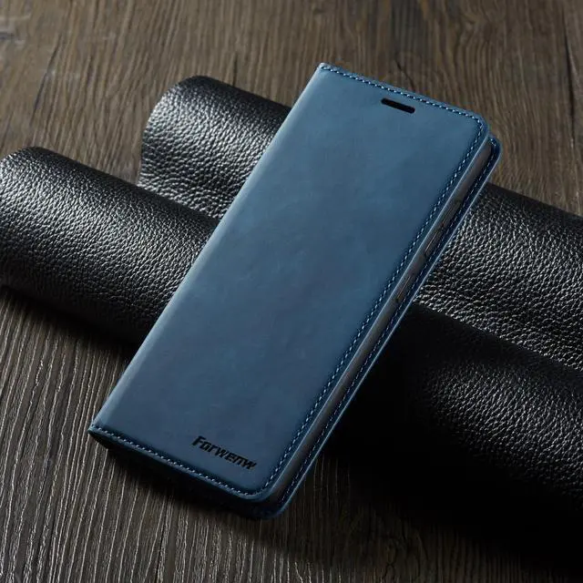 Alt view image 6 of 6 - Samsung Galaxy A71 5G Case, Premium PU Leather Cover TPU Bumper with Card Holder Kickstand Hidden Magnetic Shockproof Flip Wallet Case for Samsung Galaxy A71 6.7 inch Phone 5G Version