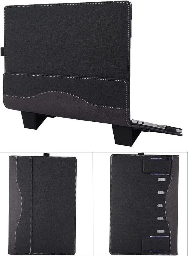 Main image of Case for 15.6 inch Samsung Galaxy Book Flex 15.6 inch NP950QCG / Samsung Galaxy ion 15 NP950QCA,Detachable 2 in 1 PU Leather Laptop Sleeve Folio Cover with Stand