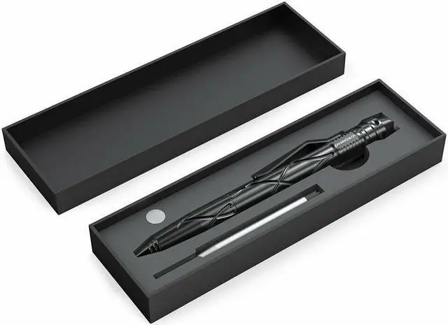 Alt view image 4 of 7 - Tactical Self Defense Tactical Penlight Water Resistant LED Flashlight Torch For Hunting Camping Hiking Fishing Self-Defense Emergency