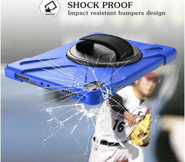 Alt view image 5 of 5 - iPad Pro 11 Inch 2018 Case WERLEO Hybrid hree Layer Heavy Duty Protective Case Shockproof Case Cover with Handle Hand Strap, Kickstand& Shoulder Strap for iPad Pro 11 2018 Release Tablet