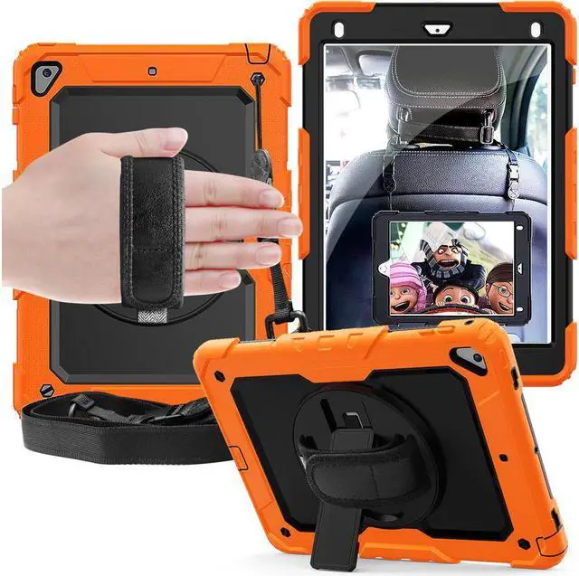 Main image of iPad 9.7 2018 2017 Case iPad Air 2 Case iPad Pro 9.7 Case Heavy Duty Rugged Shockproof Protective Hard Case Cover For for Apple iPad 6th / 5th Generation / iPad Air 2 / iPad Pro 9.7 inch