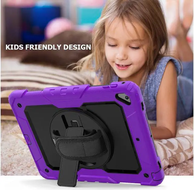 Alt view image 4 of 6 - iPad 9.7 2018 2017 Case iPad Air 2 Case iPad Pro 9.7 Case Heavy Duty Rugged Shockproof Protective Hard Case Cover For for Apple iPad 6th / 5th Generation / iPad Air 2 / iPad Pro 9.7 inch