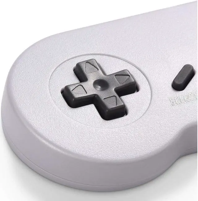 Alt view image 4 of 7 - 2.4 GHz Wireless USB Controller Compatible with Super Famicom Games, SNES Retro USB Classic Controller Joypad Joystick for Windows PC MAC Linux Genesis (Multi-Colored Keys)