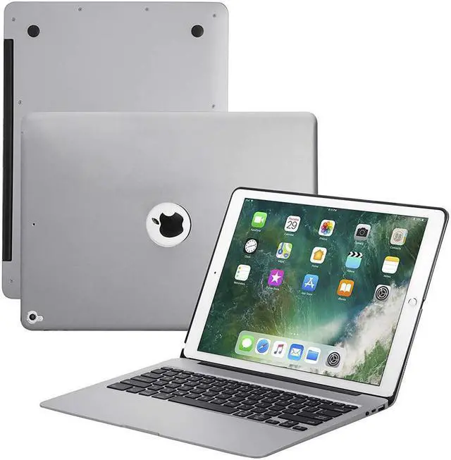 Main image of Bluetooth Keyboard Case For iPad Pro 12.9 2017 (2nd Gen) / 2015(1st Gen) Protective Ultra Slim Aluminum Hard Shell Smart Stand Cover with 7 Colors Backlit Wireless Bluetooth Keyboard