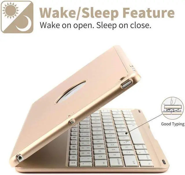 Alt view image 4 of 7 - iPad Pro 11 2018 Case with Keyboard Werleo 7 Color Backlit Bluetooth Wireless Keyboard Case Smart Folio Case 360 Rotate Stand Keyboard Cover with Pencil Holder and Auto Sleep Wake for iPad Pro 11 inch
