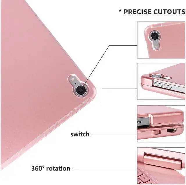Alt view image 4 of 7 - iPad Pro 11 2018 Case with Keyboard Werleo 7 Color Backlit Bluetooth Wireless Keyboard Case Smart Folio Case 360 Rotate Stand Keyboard Cover with Pencil Holder and Auto Sleep Wake for iPad Pro 11 inch