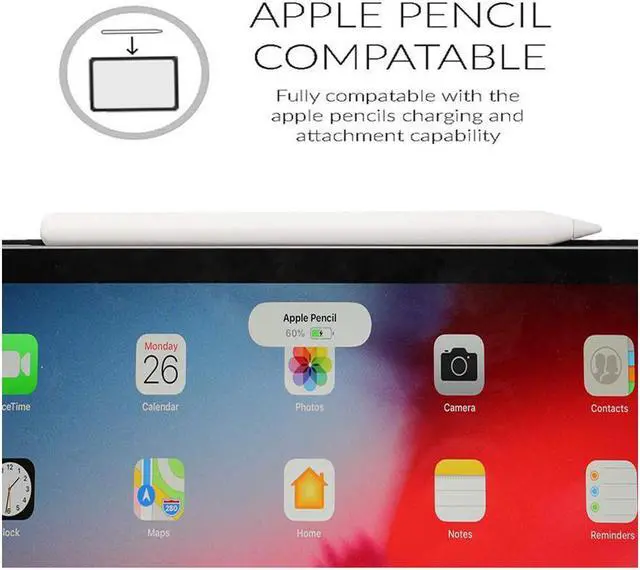 Alt view image 5 of 7 - iPad Pro 11 2018 Case with Keyboard Werleo 7 Color Backlit Bluetooth Wireless Keyboard Case Smart Folio Case 360 Rotate Stand Keyboard Cover with Pencil Holder and Auto Sleep Wake for iPad Pro 11 inch