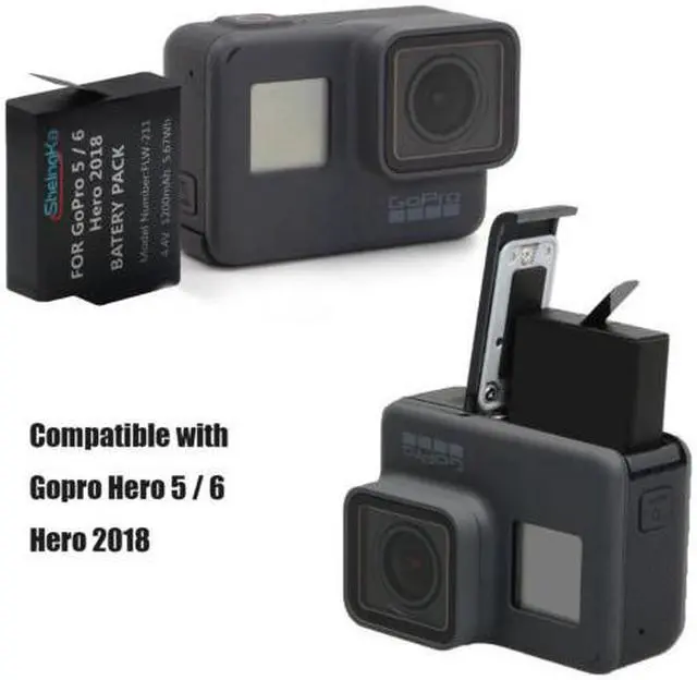 Alt view image 7 of 7 - Rechargeable Rapid 3-Channel Battery Charger with USB Cable for GoPro Hero 5 Hero 6 Hero 7 Black Hero 2018 Hero 8