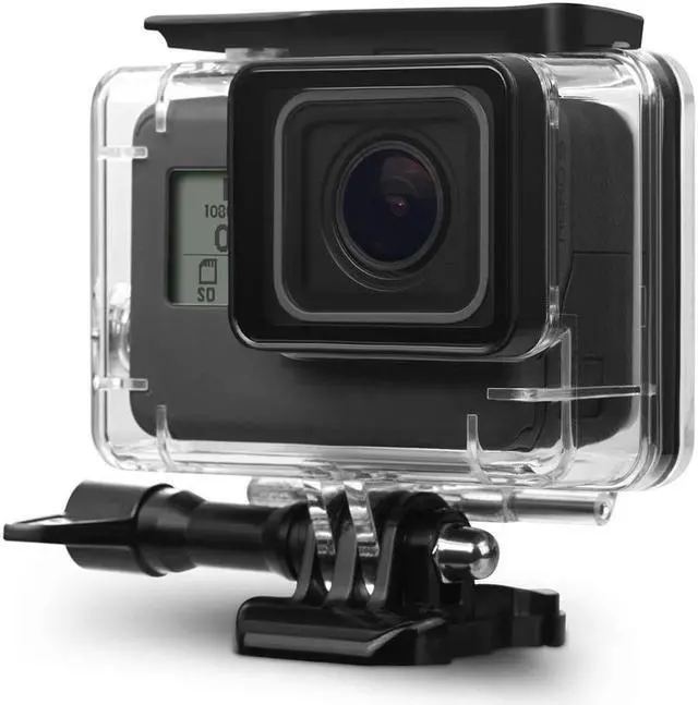 Alt view image 5 of 6 - Housing Case for GoPro Hero 7 Hero 6 Hero 5 Black/ GoPro HERO Waterproof Case Diving Protective Housing Shell 45m with Bracket Accessories for Go Pro Hero 2018 Hero7 Hero6 Hero5 Action Camera