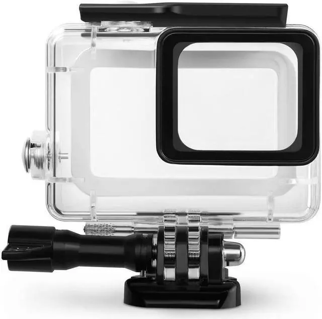 Alt view image 2 of 6 - Housing Case for GoPro Hero 7 Hero 6 Hero 5 Black/ GoPro HERO Waterproof Case Diving Protective Housing Shell 45m with Bracket Accessories for Go Pro Hero 2018 Hero7 Hero6 Hero5 Action Camera