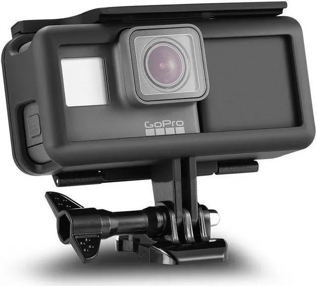 Alt view image 5 of 7 - Extended Battery for GoPro 5 GoPro 6 Hero (2018 ) Extra Battery with Shockproof Protective Frame Housing Case Cover Shell with Side Power Bank for GoPro Here 5 Hero 6 Hero (2018 ) Black