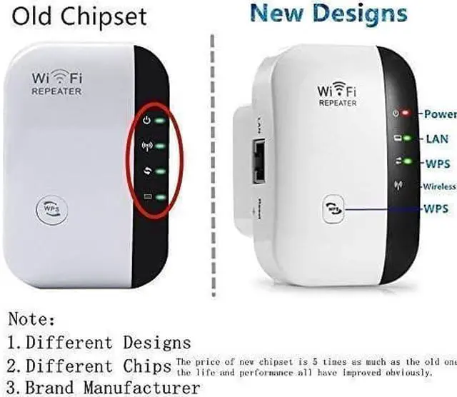 Alt view image 2 of 5 - WiFi Range Extender/Wireless 300Mbps Access Point 2.4GHz High Speed Network Ap/Repeater Modes, with Ethernet Port WiFi Signal Internet Booster Compatible with Alexa, US Plug