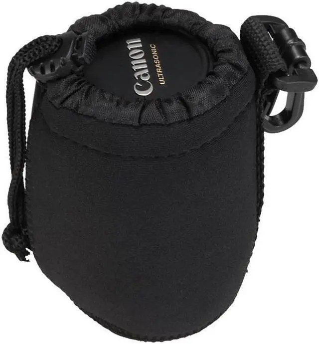 Alt view image 4 of 7 - 4X Lens Pouch Set Lens Case Bag for Canon Nikon Sony Panasonic Pentax Olympus Fuji Leica Sigma Tamron DSLR Camera Lens - Size: Small, Medium, Large and Extra Large