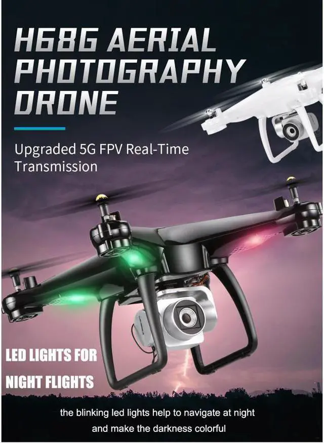 Alt view image 2 of 6 - GPS FPV RC Drone Werleo JJRC 5G WiFi FPV Camera RC Drone Helicopter with HD 1080P Camera Live Video and GPS Return Home RC Quadcopter with Strong Brushless Motors Follow Me and 5G WiFi Transmission