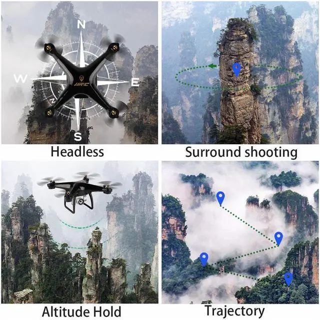 Alt view image 5 of 6 - GPS FPV RC Drone Werleo JJRC 5G WiFi FPV Camera RC Drone Helicopter with HD 1080P Camera Live Video and GPS Return Home RC Quadcopter with Strong Brushless Motors Follow Me and 5G WiFi Transmission