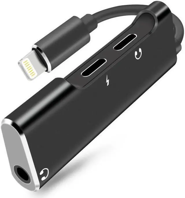 Main image of Headphone Adapter to 3.5 mm Earphone Jack Compatible with iPhone X Charge Connection Converter Audio Splitter for iPhone 7/7 Plus/8/8 Plus/X/XR/XSMax Support Music &Charger Support iOS12 or Later