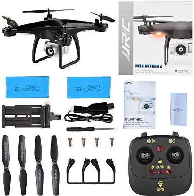 Alt view image 7 of 7 - GPS Return Home Drone Drone with 720P HD Camera Live Video 120° Wide-Angle 5G WiFi RC Drone Quadcopter with 980ft Control Distances, Follow Me, Altitude Hold Headless Mode Helicopter