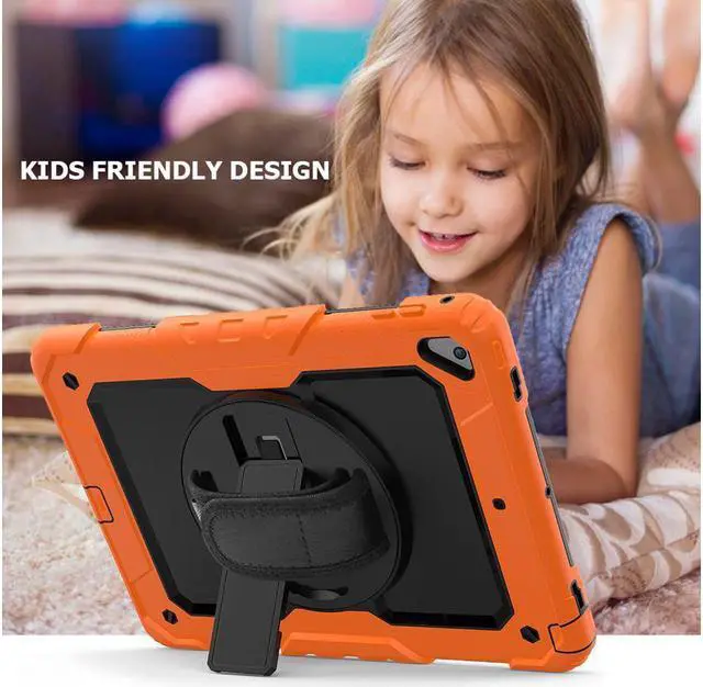 Alt view image 4 of 6 - iPad 9.7 2018 2017 Case iPad Air 2 Case iPad Pro 9.7 Case Heavy Duty Rugged Shockproof Protective Hard Case Cover For for Apple iPad 6th / 5th Generation / iPad Air 2 / iPad Pro 9.7 inch