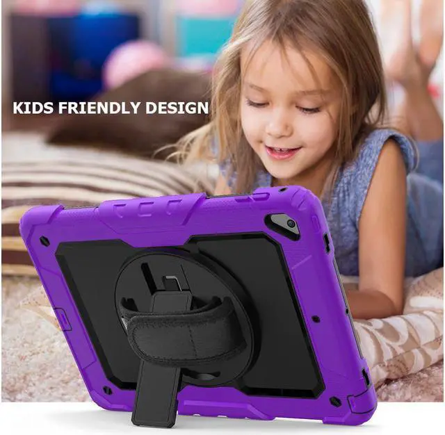Alt view image 2 of 6 - iPad 9.7 2018 2017 Case iPad Air 2 Case iPad Pro 9.7 Case Heavy Duty Rugged Shockproof Protective Hard Case Cover For for Apple iPad 6th / 5th Generation / iPad Air 2 / iPad Pro 9.7 inch