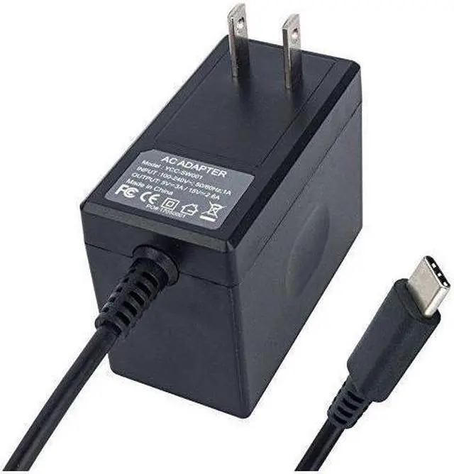 Alt view image 3 of 6 - Nintendo Switch AC Adapter - Nintendo Switch Charger with 5 FT Power Supply Cord and Type C Fast Charging kit - 15V 2.6A AC Adapter for Nintendo Switch Supports TV Mode and Dock Station