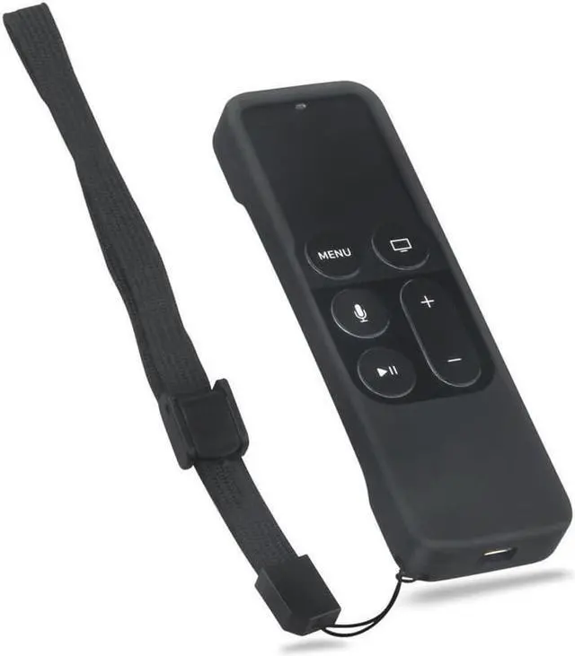 Alt view image 6 of 6 - Remote Case for Apple Tv 4th Generation Light Weight [Anti Slip] Shock Proof Silicone Remote Cover Case for New Apple Tv 4th Gen Siri Remote Controller with Lanyard