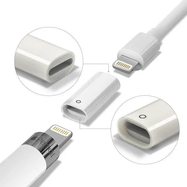 Alt view image 6 of 6 - Charging Adapter Compatible with Apple Pencil, Female to Female Charger Connecto