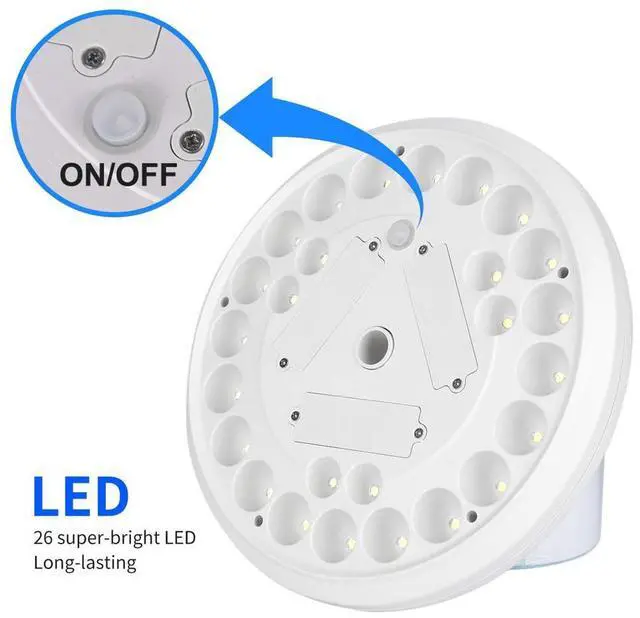 Alt view image 4 of 7 - Flag Pole Lights Solar Powered, American Flag Pole Light Weatherproof Auto ON/OFF Night Light Downlight for 15 to 25ft Flag Pole(White Light)