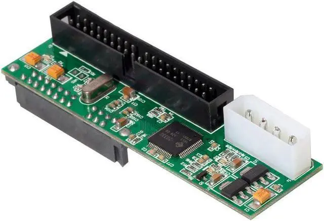 Alt view image 3 of 6 - 2.5 inch SATA to 3.5 inch IDE Adapter, 2.5 or 3.5 Inch HDD or SSD SATA Hard Drive to 40 Pin 3.5 Inch PATA Desktop Converter Card
