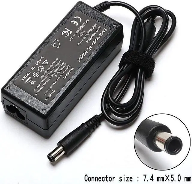Alt view image 2 of 7 - 18.5V 3.5A 65W AC Adapter Laptop Charger for HP Pavilion G4 G6 G7 G32 G42 G56 G60 G61 G62 G71 G72 DV3 DV4 DV5 DV6 DV7 DM4 M6 M7 Series Compaq Presario CQ56 CQ57 CQ58 CQ62 CQ61 CQ60 Power Supply Cord