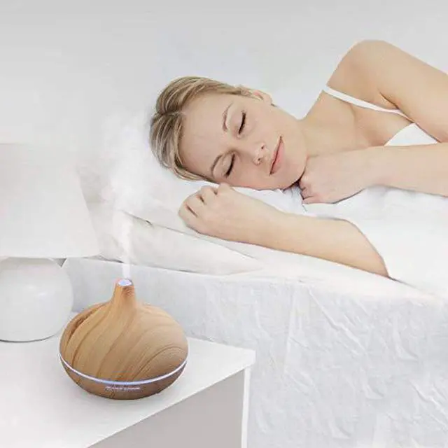 Alt view image 5 of 6 - Aroma Essential Oil Diffuser 300ml Aromatherapy Diffuser Ultrasonic Cool Mist Air Humidifier with 4 Timer Setting, Color Changing LED Night Light for Office Baby Home Bedroom Living Room Yoga Spa