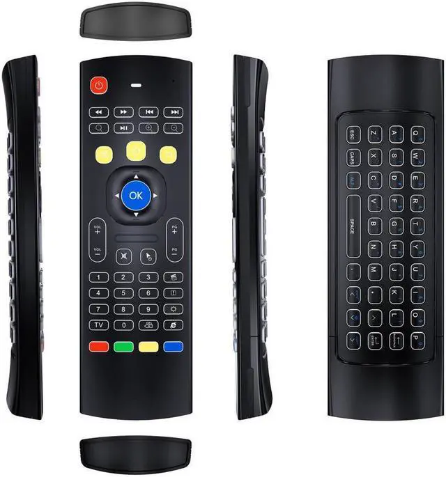 Alt view image 5 of 7 - MX3 Air Remote Control, 2.4G Mini Wireless Keyboard Mouse, Infrared Remote Control Learning for Kodi Android TV Box IPTV HTPC Mini PC Pad Xbox Raspberry pi 3 and Other Devices