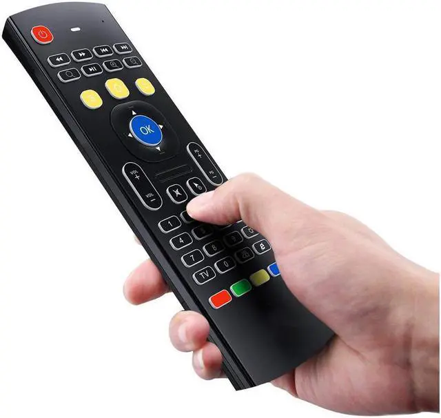 Alt view image 4 of 7 - MX3 Air Remote Control, 2.4G Mini Wireless Keyboard Mouse, Infrared Remote Control Learning for Kodi Android TV Box IPTV HTPC Mini PC Pad Xbox Raspberry pi 3 and Other Devices