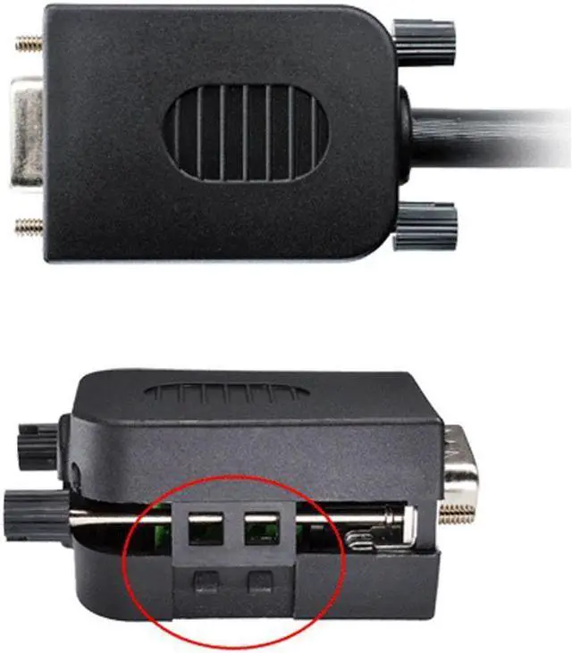 Alt view image 4 of 7 - Connector DB9 RS232 D-SUB Female Adapter 9-pin Port Adapter to Terminal Connector Signal Module with case ( Female Connector DB9 5+5 with case A )
