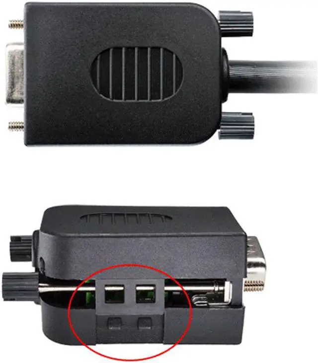 Alt view image 3 of 7 - Connector DB9 RS232 D-SUB Male Adapter 9-pin Port Adapter to Terminal Connector Signal Module with case ( Male Connector DB9 5+5 with case A )