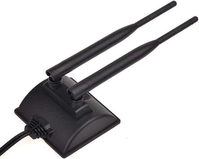 Alt view image 6 of 7 - Dual WiFi Antenna with RP-SMA Male Connector, 2.4GHz 5GHz Dual Band Antenna Magnetic Base for WiFi Wireless Router Mobile Hotspot