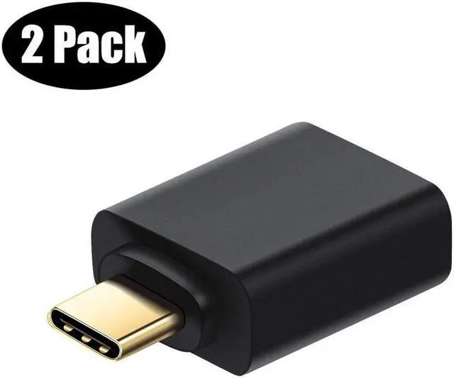 Main image of USB Type C to USB 3.0 Mini Adapter, Thunderbolt 3 to USB Adapter Aluminum with Indicator LED for Macbook Pro 2018/2017, MacBook Air 2018, Pixel 3, Dell XPS, and More Type-C Devices