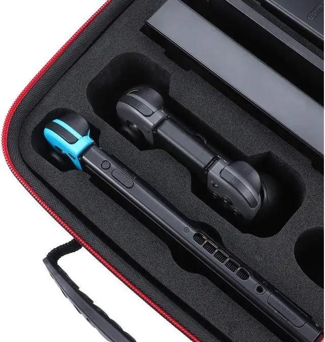 Alt view image 4 of 6 - Hard Carrying Case Compatible with Nintendo Switch, Travel Case fit Switch Pro Controller