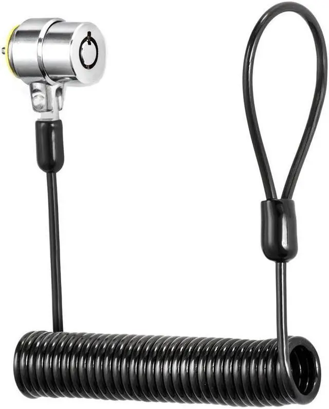 Alt view image 4 of 7 - Laptop Cable Lock Hardware Security Cable Lock Anti Theft Combination Lock for iPad Tablet Laptop MacBook Dell HP Lenovo Kindle Samsung Android or Other Notebooks Tablets (Spring Rope + Black+2pack)