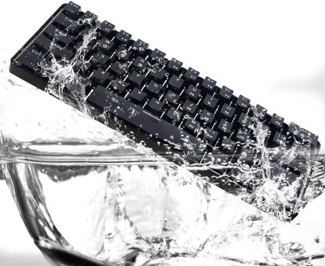 Alt view image 2 of 7 - WERLEO Mechanical Keyboard RGB LED Backlit Wired Keyboard Portable Small Compact Waterproof Mini Gaming Keyboard 61 Keys Gateron Blue Switchs Hot Swappable Keyboard for PC Mac