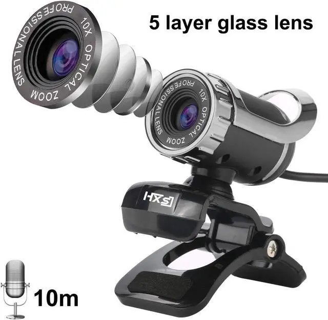 Alt view image 3 of 7 - Werleo USB Webcam 480P HD Video with Microphone Web Cam USB Plug and Play Recording for PC Computer Laptop for Mac Windows XP 7 8 10 and Android TV