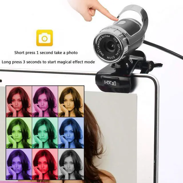 Alt view image 5 of 7 - Werleo USB Webcam 480P HD Video with Microphone Web Cam USB Plug and Play Recording for PC Computer Laptop for Mac Windows XP 7 8 10 and Android TV