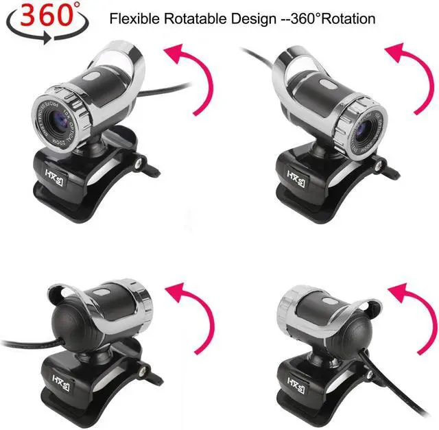 Alt view image 4 of 7 - Werleo USB Webcam 480P HD Video with Microphone Web Cam USB Plug and Play Recording for PC Computer Laptop for Mac Windows XP 7 8 10 and Android TV