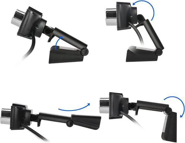 Alt view image 4 of 7 - Werleo HD USB Webcam HD 720P PC Computer Camera Video Calling and Recording with Noise-canceling Mic Clip on Style For Desktop Laptop Network Skype