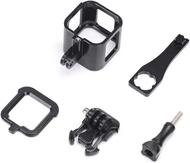 Alt view image 6 of 6 - Werleo GoPro Hero4 Session hero5 Session Frame Shell Housing,CNC Aluminum Alloy Solid Protective Case Skeleton with Screw and Wrench for Gopro Hero 4 Session Hero 5 Session Black