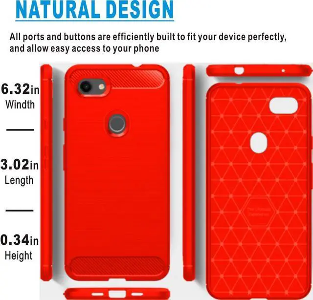 Alt view image 5 of 7 - Google Pixel 3 Lite XL Case Google Pixel 3a XL Case WERLEO Soft Slim Shockproof Anti-Fingerprint Full Protective Phone Cases for Google Pixel 3 Lite XL / Pixel 3a XL