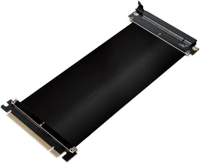 Main image of New PCI Express PCIe 3.0 16x Flexible Extender Riser Cable Card Extension Port Adapter High Speed Riser Card GPU Riser Extender - 20cm / 90 Degrees