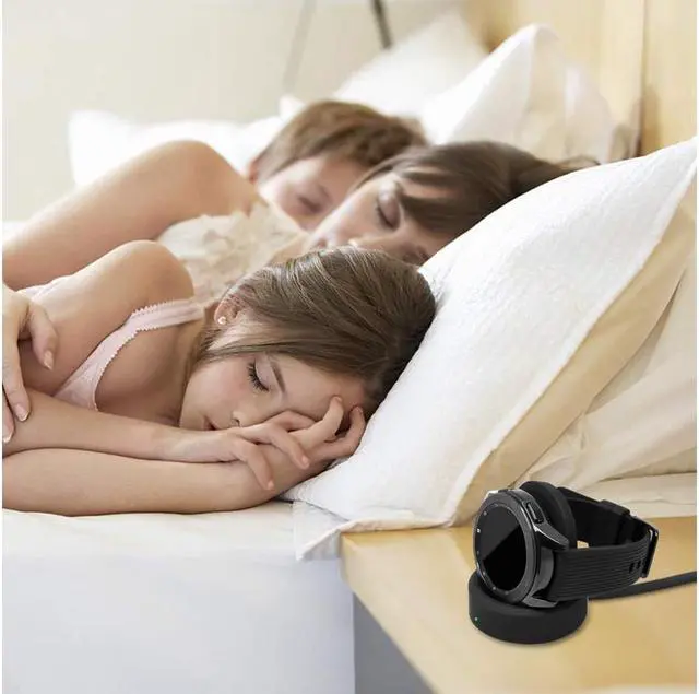 Alt view image 7 of 7 - Updated Charger Compatible with New Samsung Galaxy Smart Watch 2018 42mm 46mm Replacement Charging Dock Cradle for Samsung Galaxy Smart Watch SM-R800 SM-R810 SM-R815 with a Charging Cable